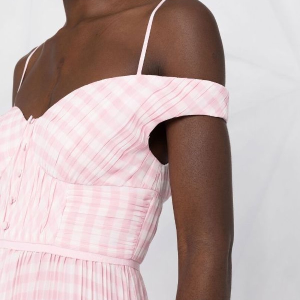 Self Portrait PINK Gingham dress
